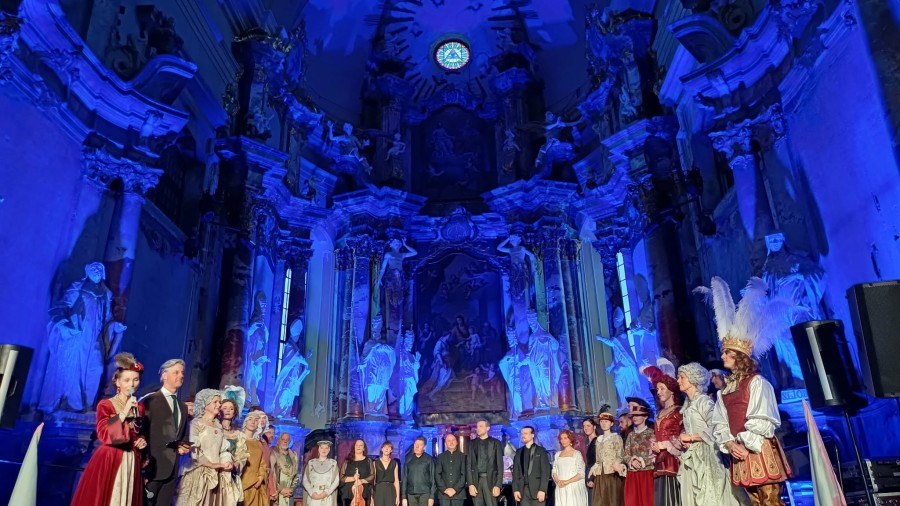 Šv. Kotrynos bažnyčioje senojo šokio trupės ‚Festa Cortese“ 30-ties metų jubiliejinis renginys