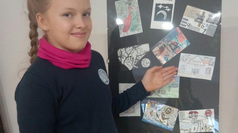 Dailės darbų konkursas ,,Pašto menas“